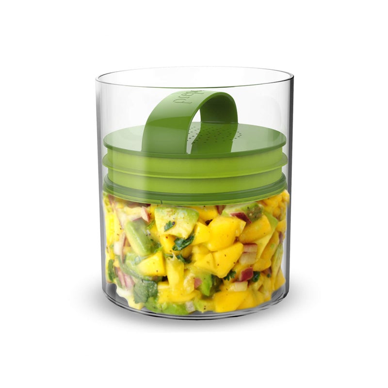 Prepara Evak Super Savor Plastic Food Storage, 14 Ounce, Green - Image 2